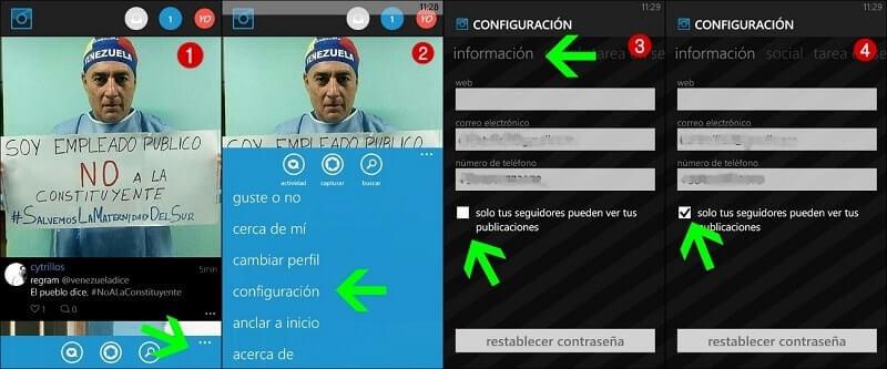 como proteger tu cuenta privada