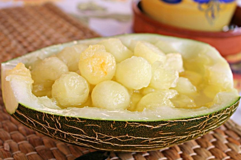 bolas de melon al cava