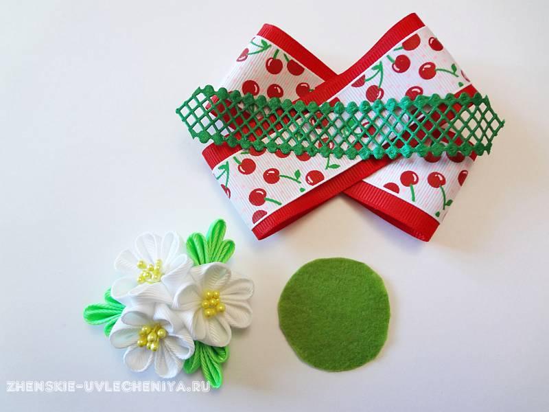 kanzashi paso a paso