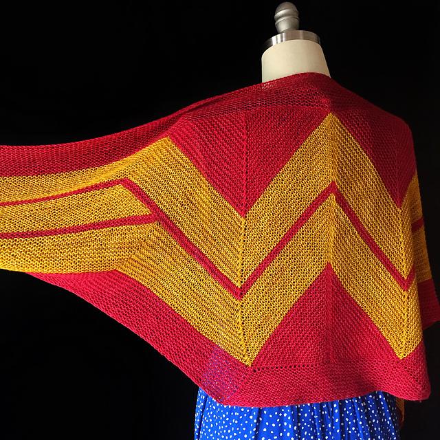 Wonder Woman Wrap KAL