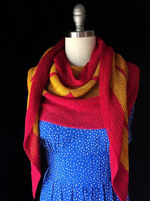 Wonder Woman Wrap KAL