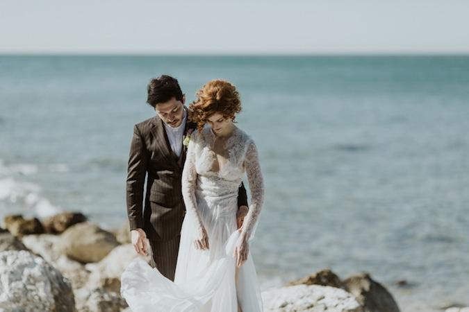 Una sesion de boda en el Adriatico