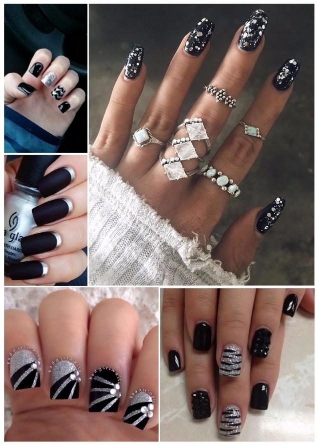 Uñas decoradas en plata: ¡+40 diseños para una manicura plateada!