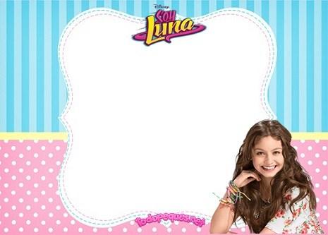 Marcos de Soy Luna - Invitaciones de Soy LUNA cumpleaños -Kits de Soy Luna para imprimir gratis- Imprimibles gratis de Soy LUNA