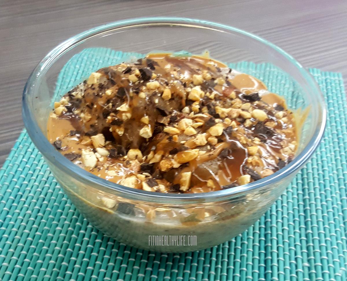 snickers overnight oats copia