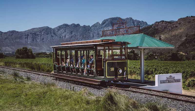 trenes de vino, sudafrica