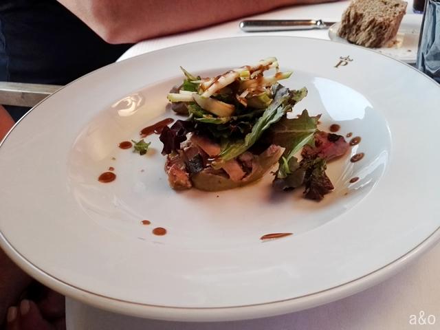 Menú en el Parador de Cádiz - Hotel Atlántico.