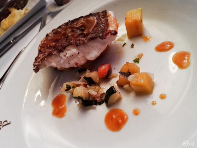 Menú en el Parador de Cádiz - Hotel Atlántico.