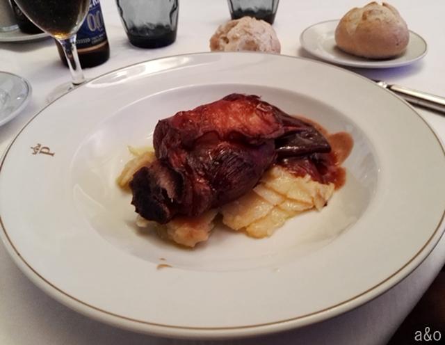 Menú en el Parador de Cádiz - Hotel Atlántico.