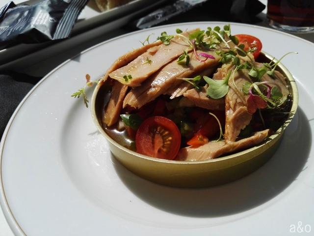 Ensalada de ventresca del Parador de Cádiz - Hotel Atlántico.