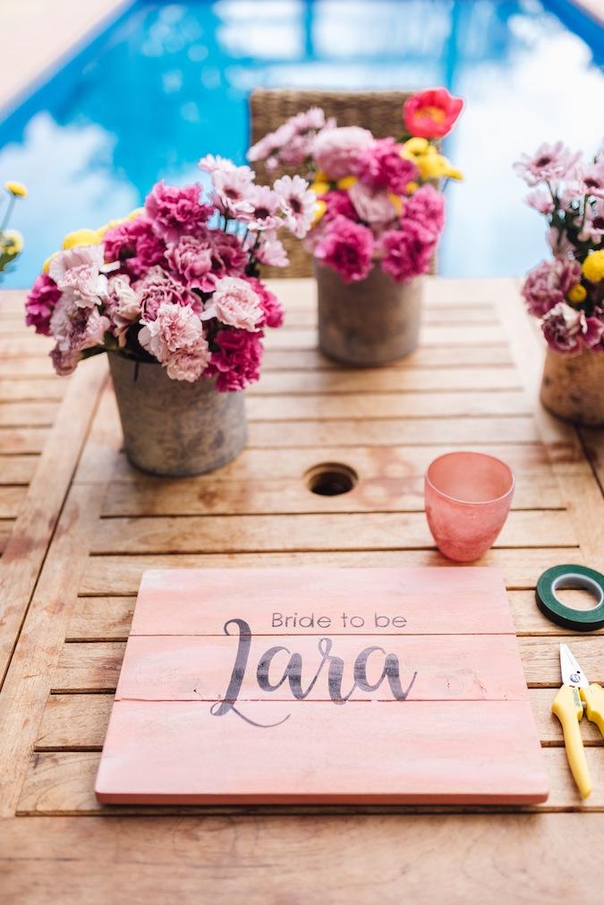 La bridal party de Lara