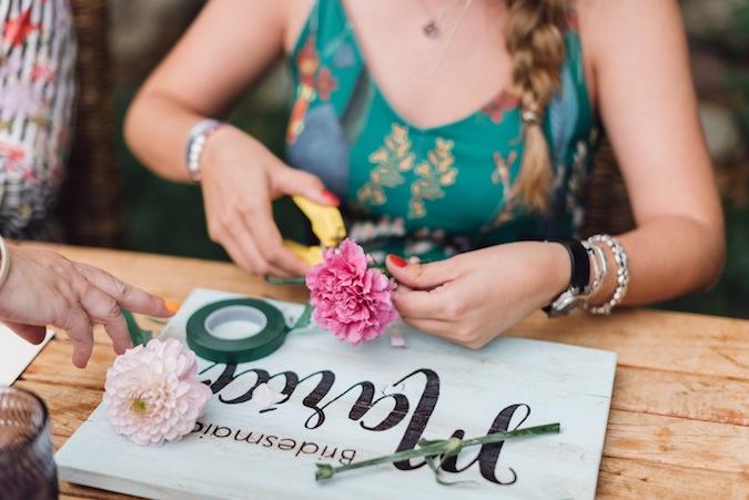 La bridal party de Lara