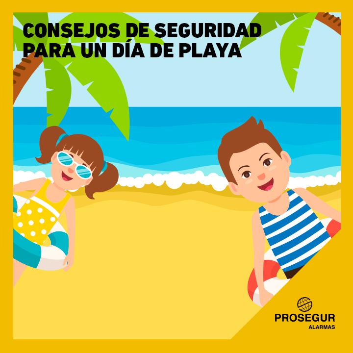 Consejos de seguridad para un día de playa - Blog Prosegur.