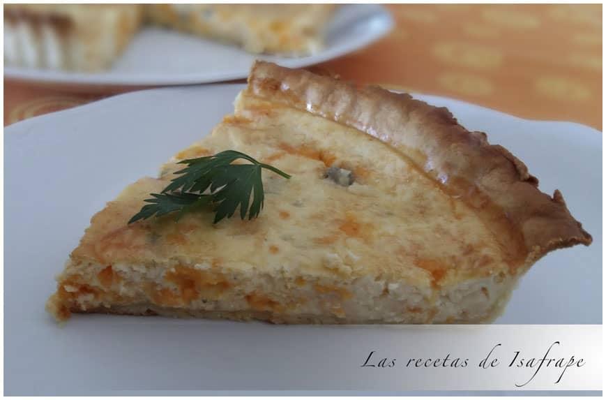 Quiche a los cuatro quesos