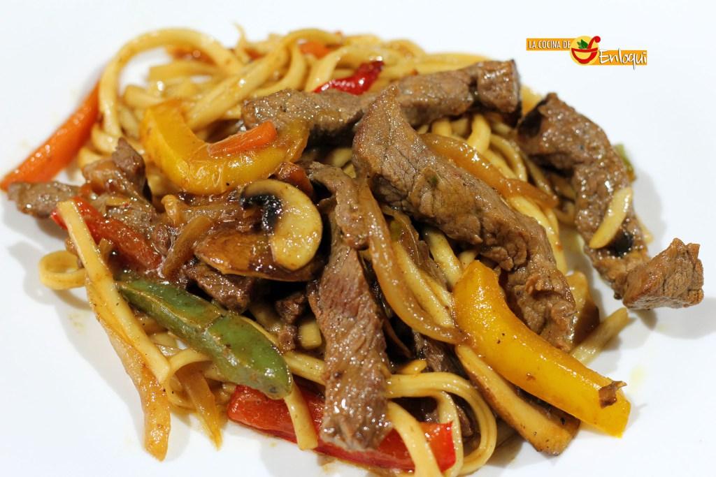 Receta chow mein