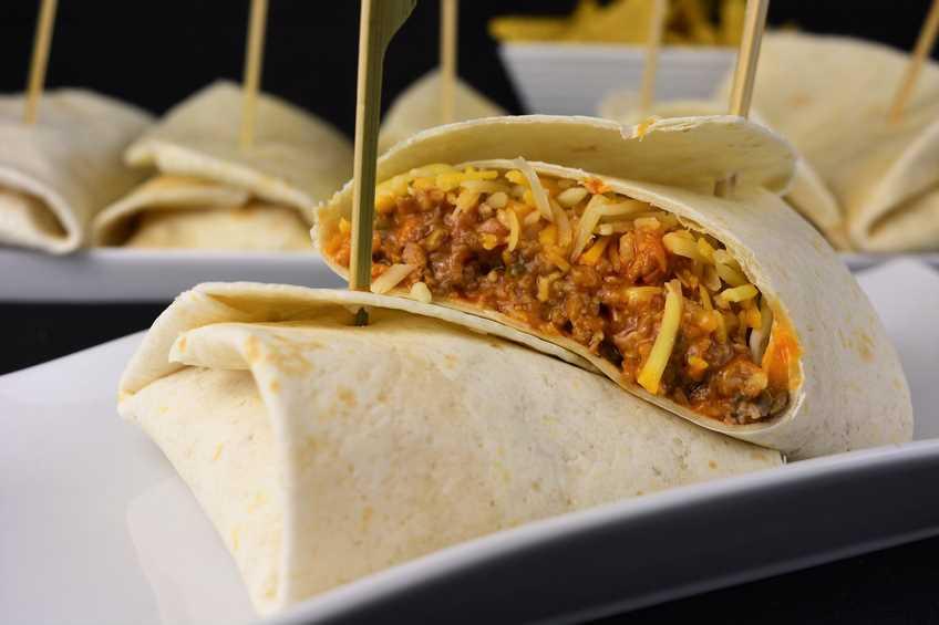 Receta burritos de carne