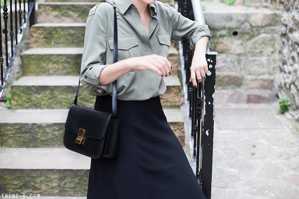 Trini |Equipment shirt The Row skirt