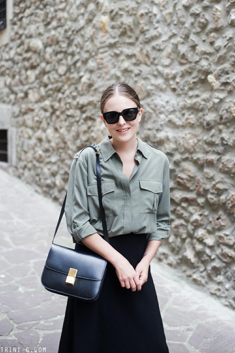 Trini |Equipment shirt The Row skirt