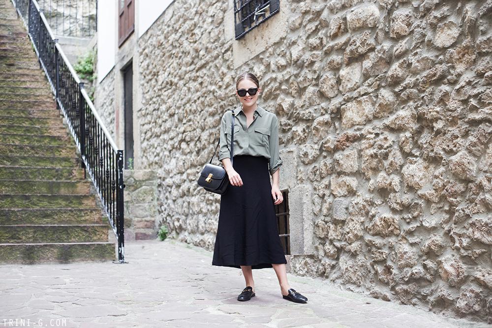 Trini |Equipment shirt The Row skirt