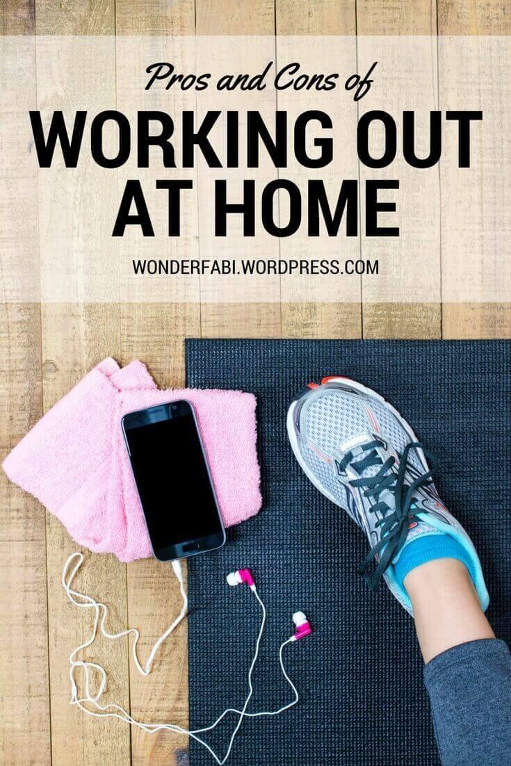 Los pros y contras de hacer ejercicio en casa | Fabi Maravilla