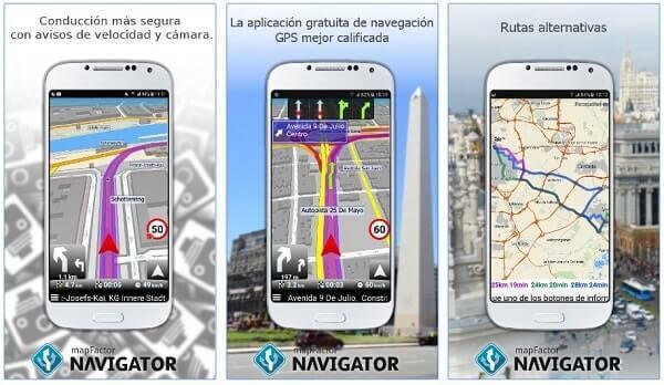 MapFactor una alternativa gratis para navegar con tu GPS sin consumir datos y “offline”