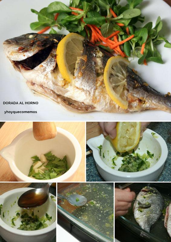 dorada al horno receta