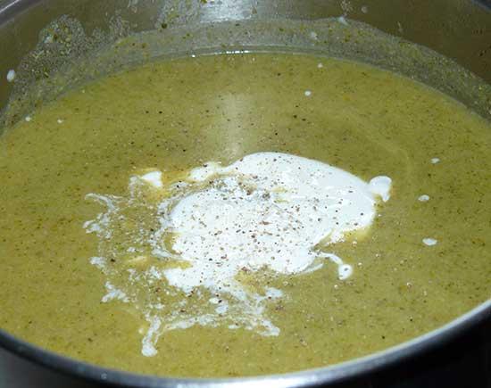 Crema de brócoli fácil y rápida