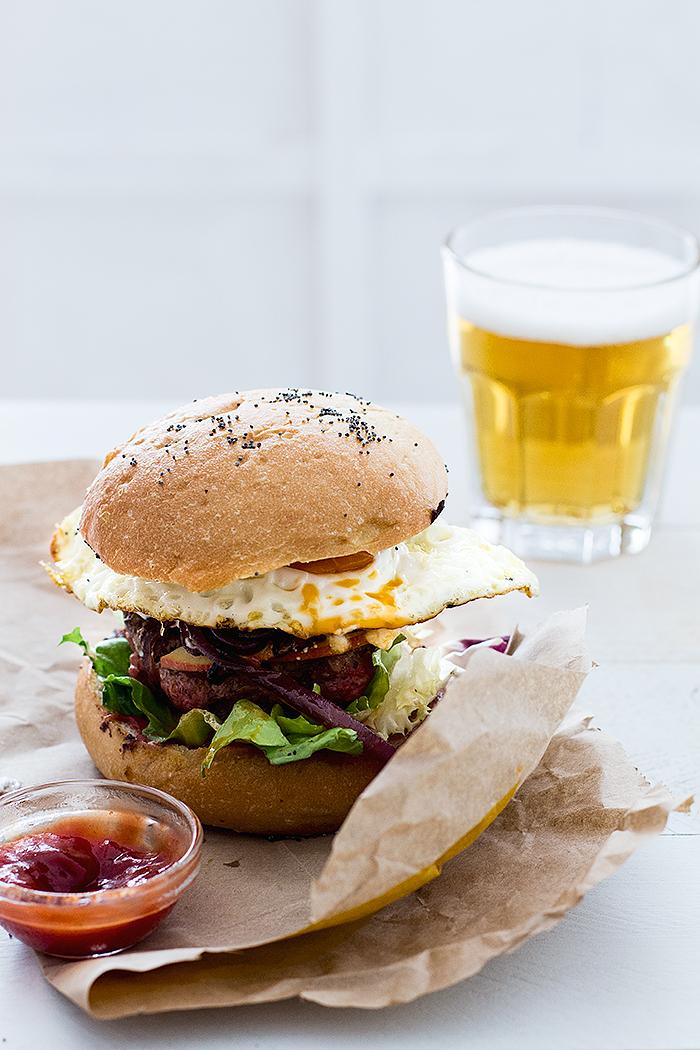 hamburguesa callejera y rockera