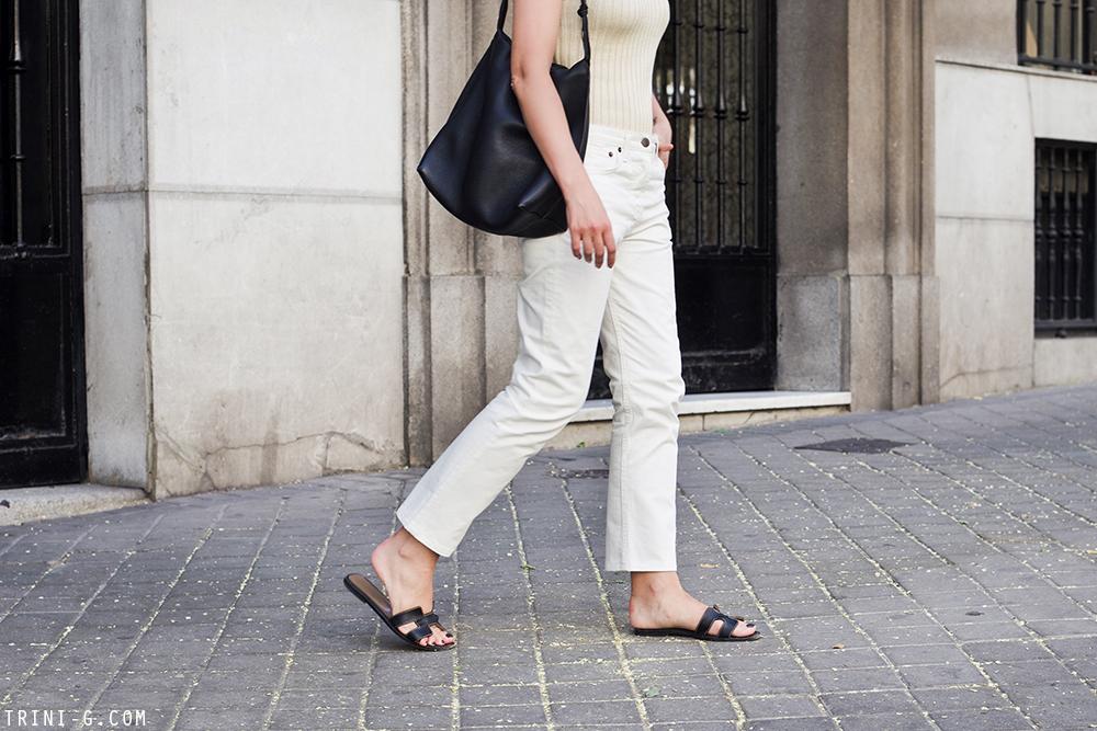 Trini | The Row jeans Céline ribbed top