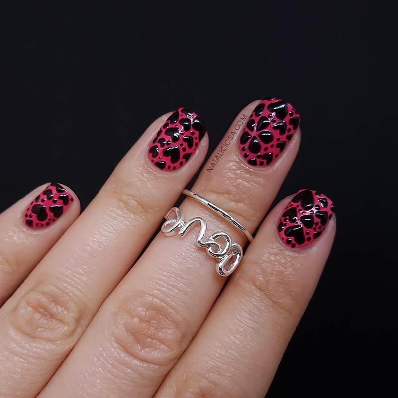 Tutorial paso a paso para hacer una manicura de corazones en las unas para san valentin o cena romantica