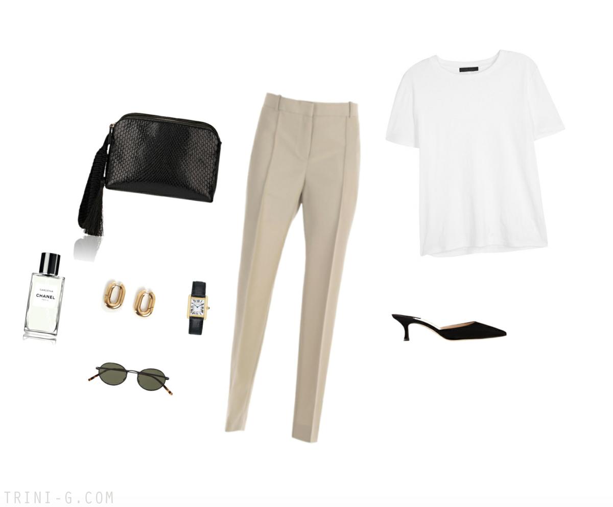Trini | The Row t-shirt Céline pants