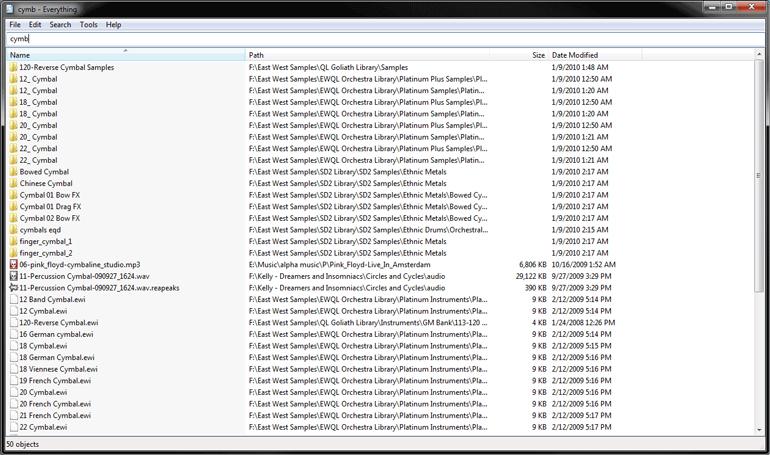 Everything veloz buscador archivos windows