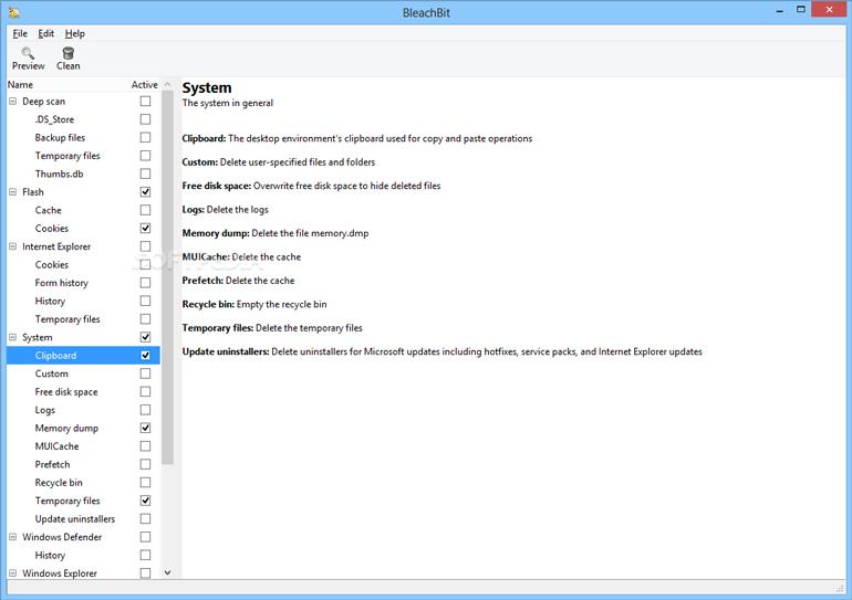 BleachBit limpia navegación y libera espacio de Windows
