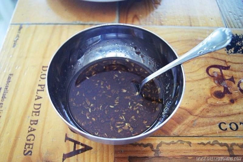 Calamares picantes al wok