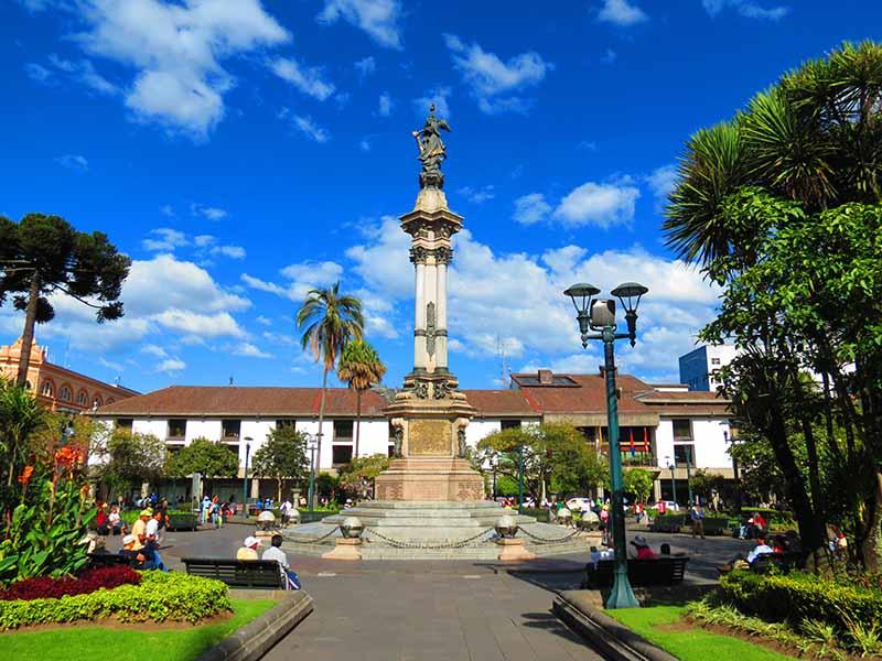 Plaza de La Independencia en Quito Ecuador