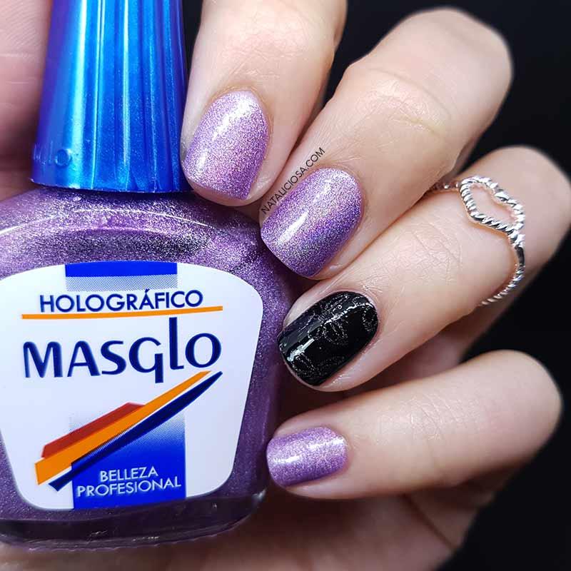 como hacer una manicura de mariposas facil y bonita holografico morado de masglo manicure para matrimonio civil