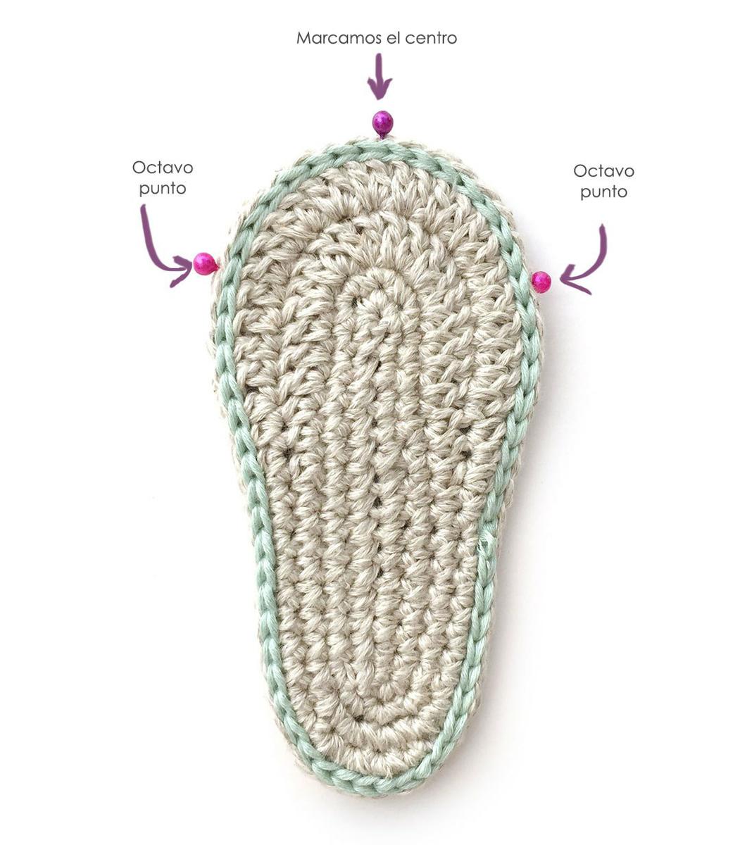 Sandalias de Crochet de bebé MINT - Patrón y tutorial DIY