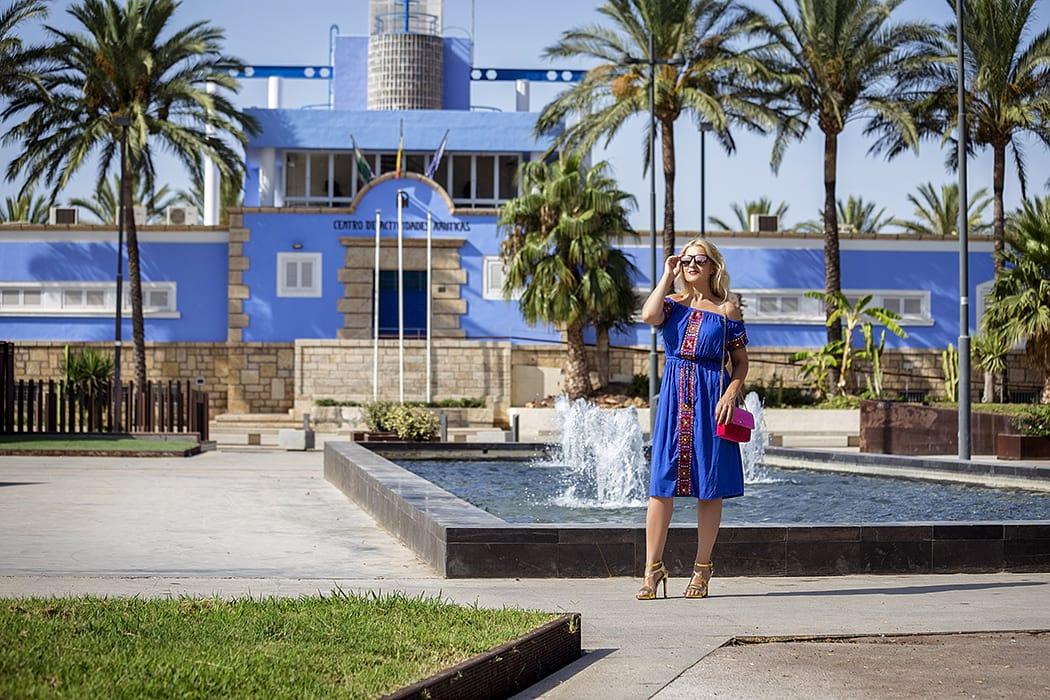 vestido azul woman secret