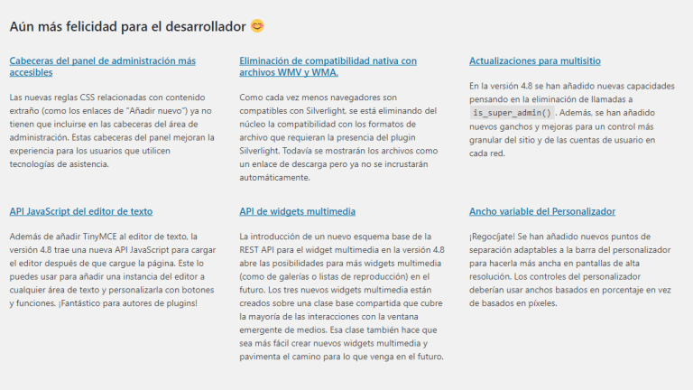 novedades-en-wordpress