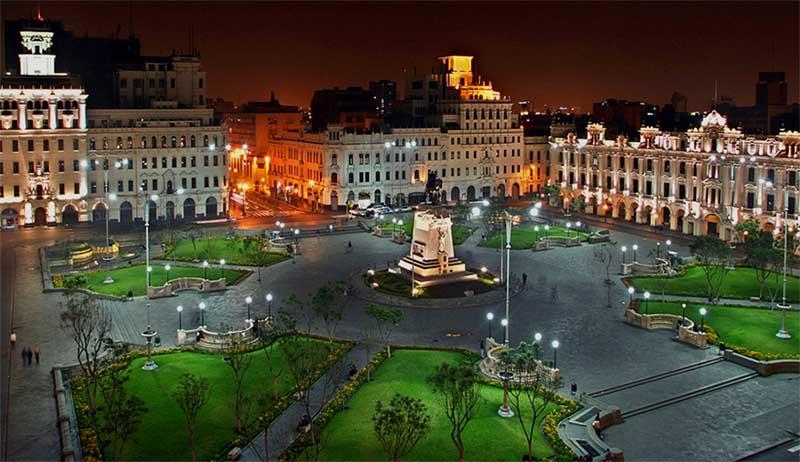 Vista panorámica del parque San Martin