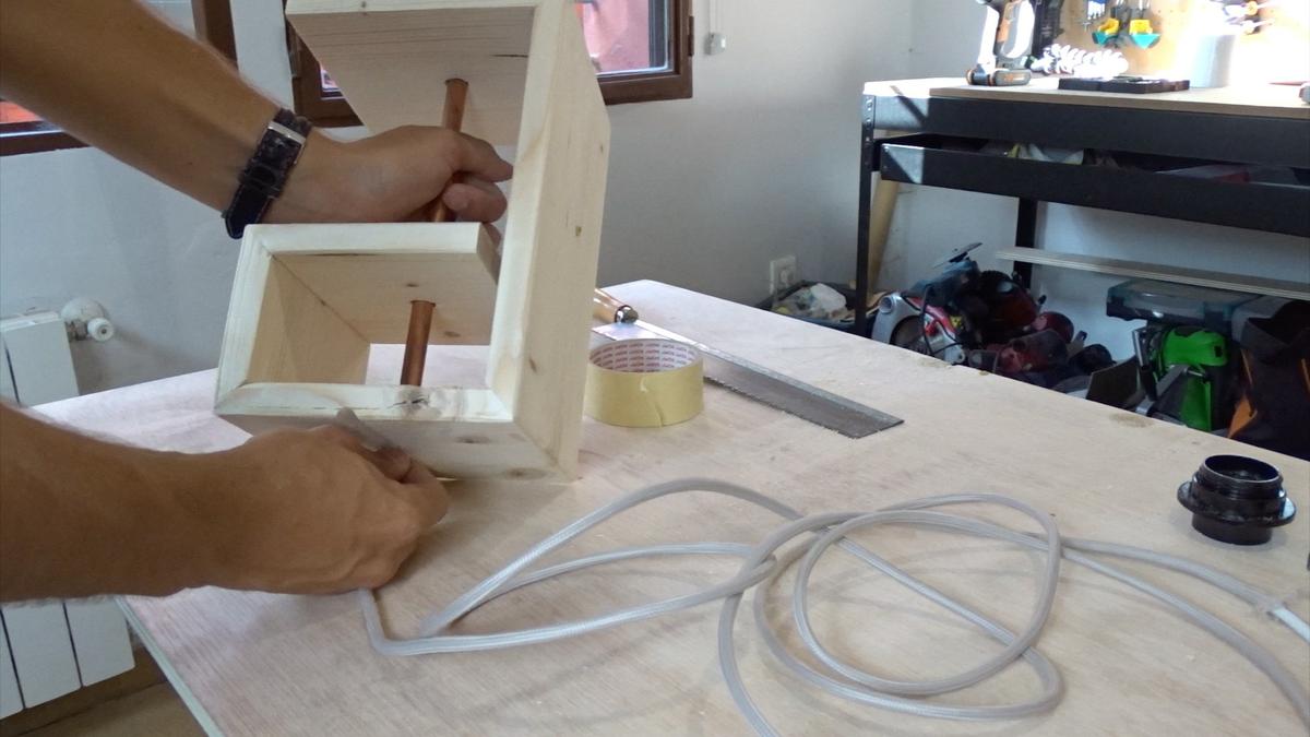 Como hacer una lampara 16 | DIY modern lamp