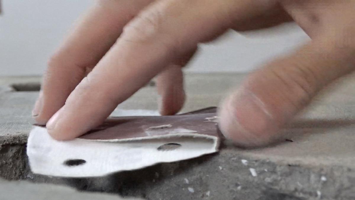 Macetero colgante de cemento 18