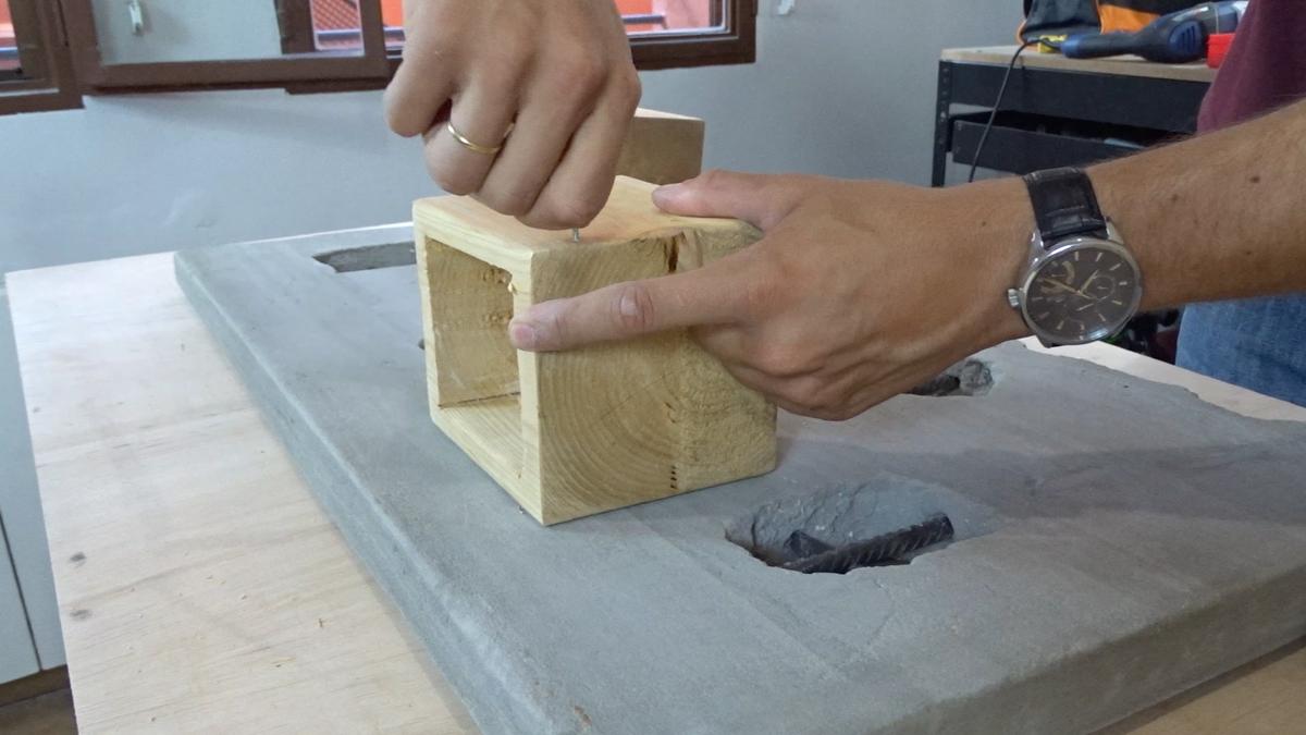 Macetero colgante de cemento 27Macetero colgante de cemento 27