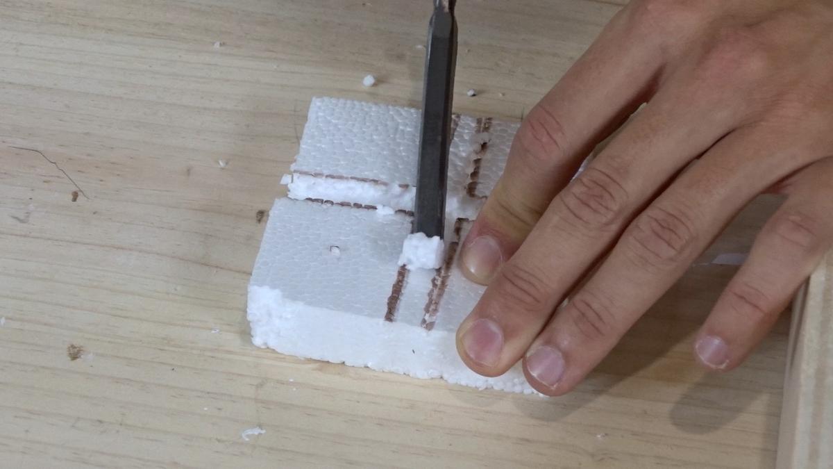 Macetero colgante de cemento