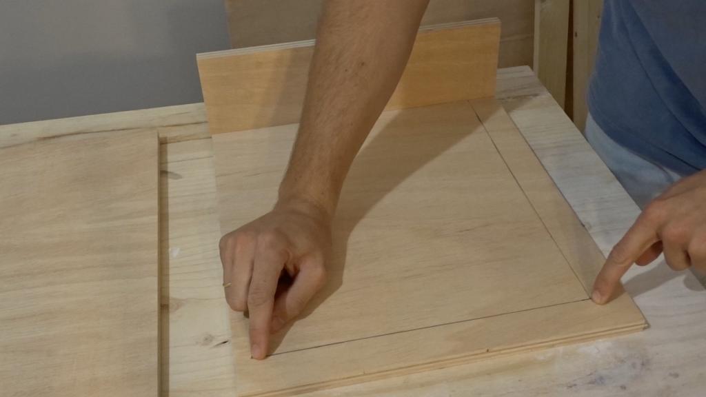 Medidas tablas interiores proyecto DIY mesa auxiliar