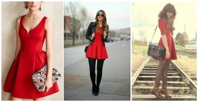 Cómo combinar un vestido rojo | Belleza