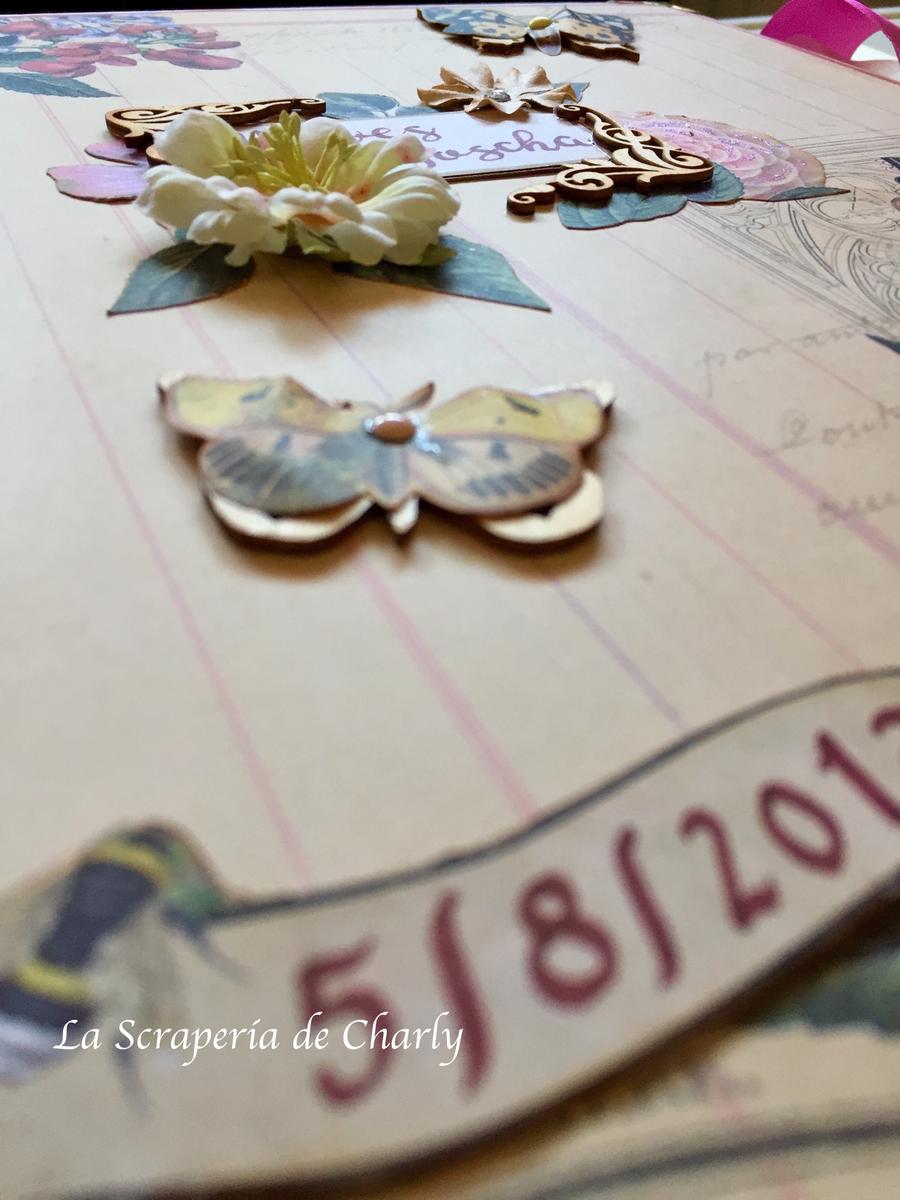 decoración a mano del libro de firmas para bodas