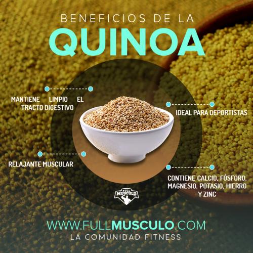 quinoa para ganar músculo