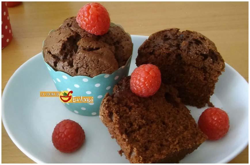 Bizcochos con mucho chocolate