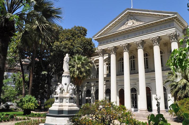 Jardines del Ex-Congreso Nacional de Santiago de Chile